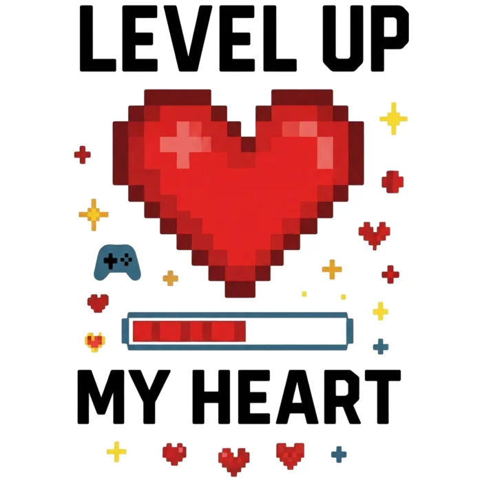 Kubek z nadrukiem 330ml Level Up My Heart